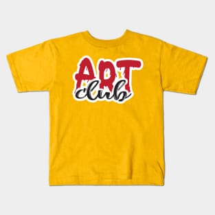 Art Club Colorful Gift Graphic Tee Kids T-Shirt